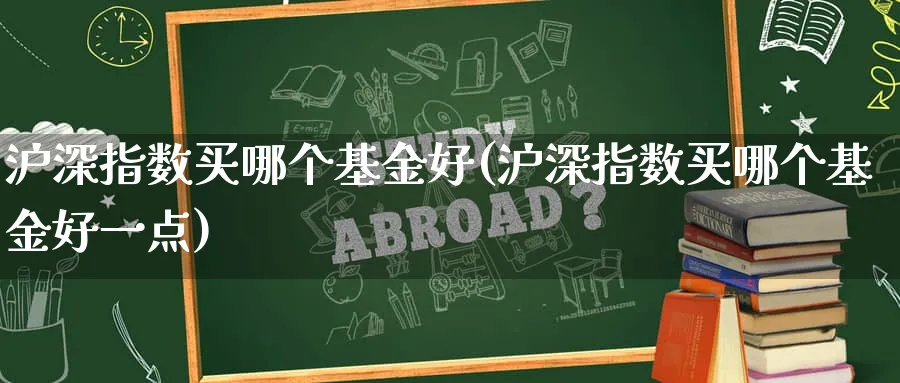 沪深指数买哪个基金好(沪深指数买哪个基金好一点)_https://www.wxylife.com_期货投资_第1张